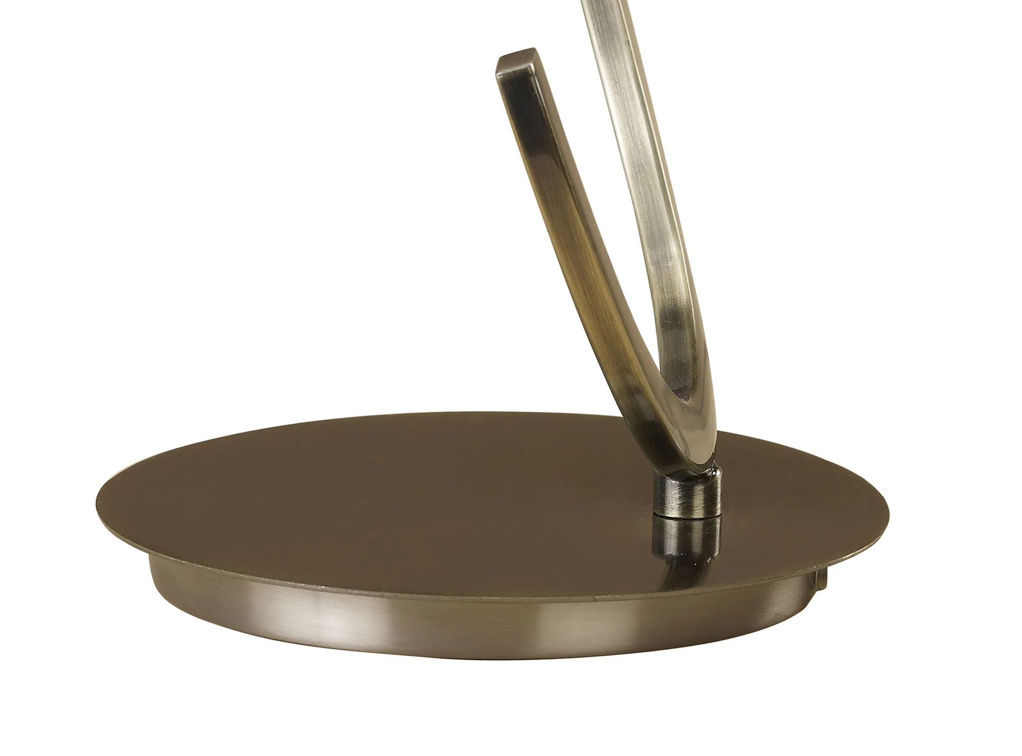 Ice AB 25cm 1 Light Table Lamp M1866  Mantra Ice Antique Brass